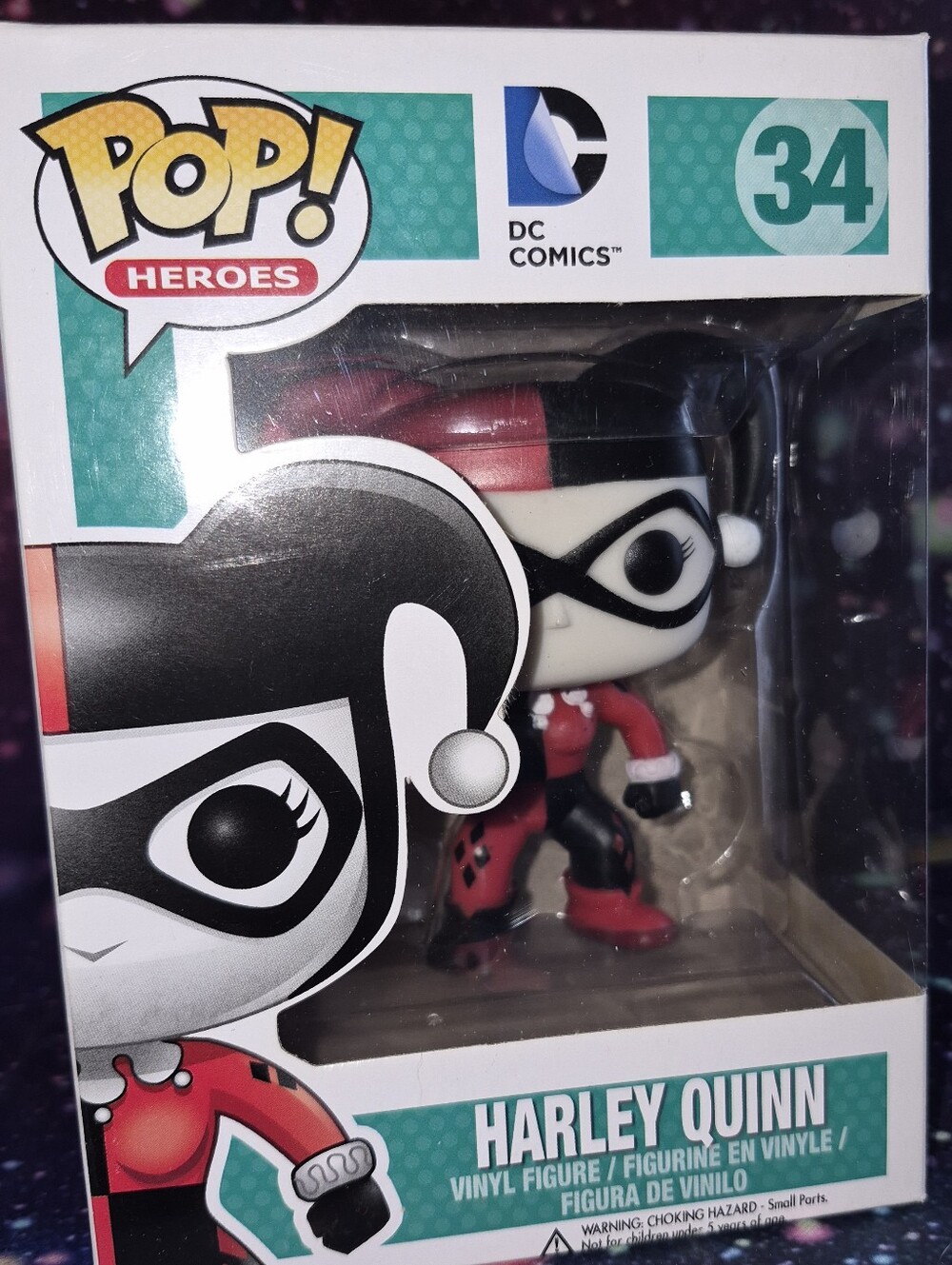 Funko Pop! Heroes DC Comics Harley Quinn #34 Vinyl Figure NRFB Clean